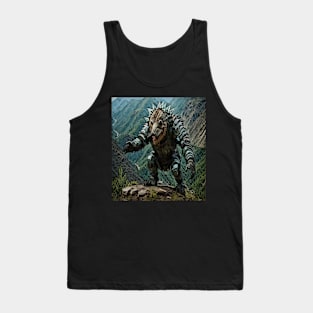 cybernetic Pangolin alien Tank Top